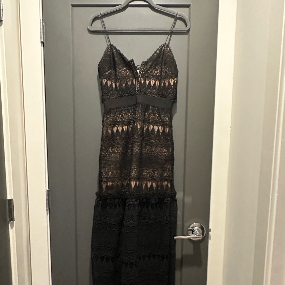 Stunning!!!! Self Portrait Black Lace Dress